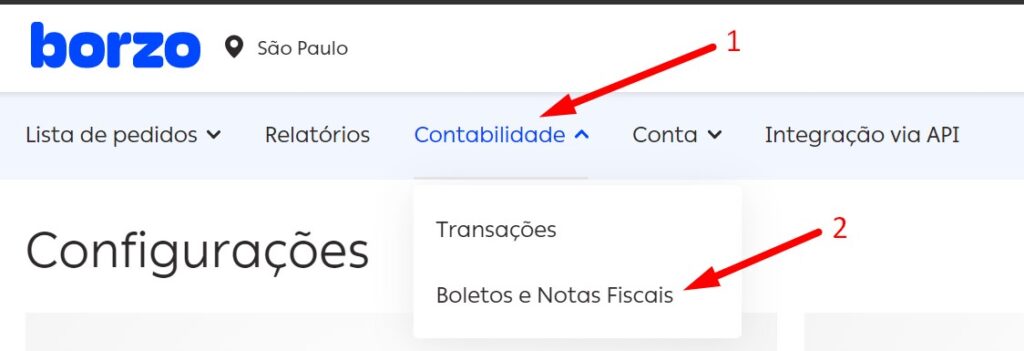 contabilidade e recibos e faturas - entrega - borzo delivery