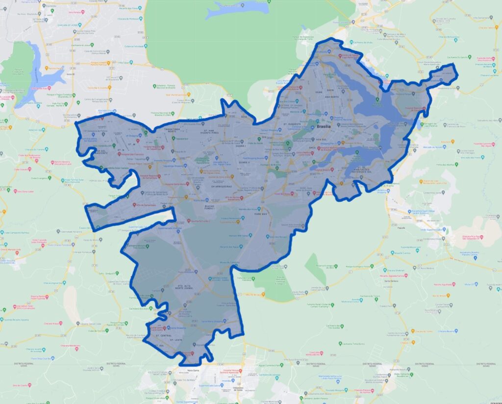 Cobertura em Brasilia - entrega no navegador-borzo delivery