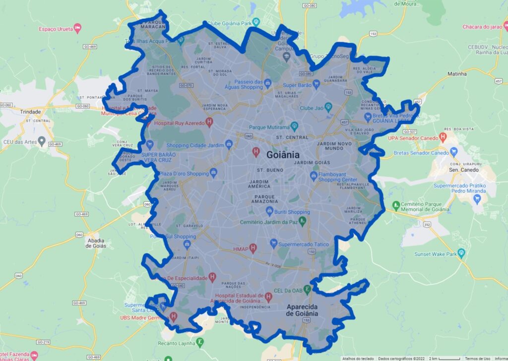 Cobertura em Goiania - entrega em toda a cidade-borzo delivery